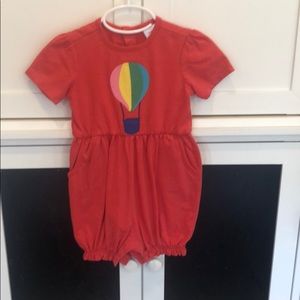 Hanna andersson red romper